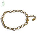 Charmas Bracelet Base Oval Chain Gold Vermeil